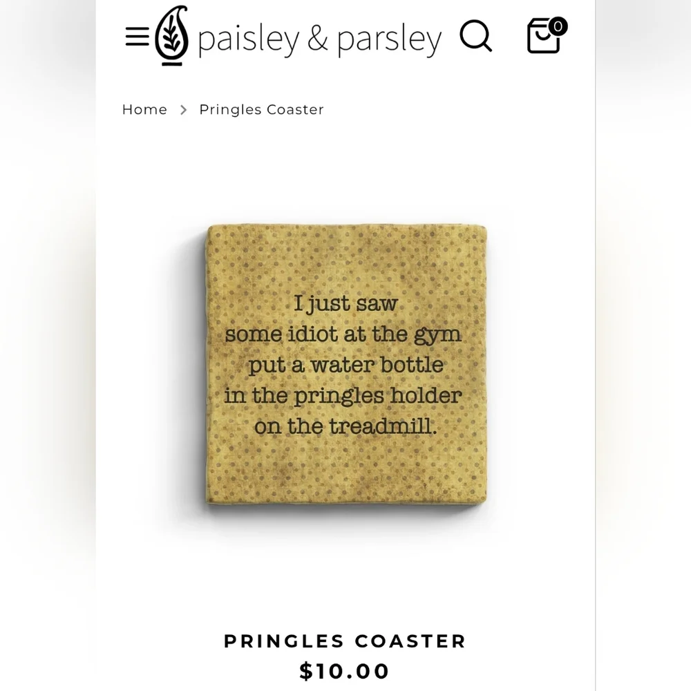 Paisley & Parsley Inspirational Quote Coasters Set